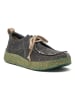 Comfortfusse Veterschoenen grijs/groen
