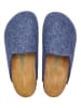 Comfortfusse Wollen pantoffels donkerblauw