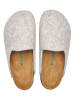 Comfortfusse Wollen pantoffels beige