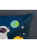 Pure Microvezel beddengoedset "Planets" donkerblauw/lichtblauw