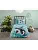 Pure Microvezel beddengoedset lichtblauw/turquoise
