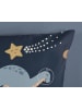 Pure Microvezel beddengoedset "Spacedino" donkerblauw