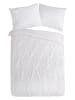 Pure Mikrofaser-Bettwäsche-Set "Elegance" in Weiß