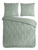 Pure Microvezel beddengoedset "Elegance" groen