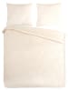 Pure Mikrofaser-Bettwäsche-Set "Zigzag " in Creme