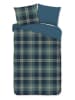 Pure Komplet pościeli "Jan" w kolorze niebiesko-zielonym z mikrofibry