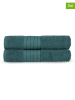 Pure 2-delige set: badhanddoeken groen