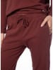 SHORT STORIES Spodnie piżamowe w kolorze bordowym