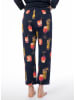 SHORT STORIES Pyjama-Hose in Dunkelblau/ Rot