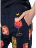 SHORT STORIES Pyjama-Hose in Dunkelblau/ Rot