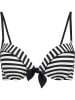 SHORT STORIES Bikini-Oberteil in Schwarz/ Weiß