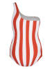 SHORT STORIES Badeanzug in Weiß/ Rot