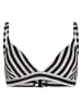 SHORT STORIES Bikini-Oberteil in Schwarz/ Weiß