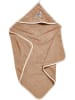 Playshoes Badcape "Wilde dieren" lichtbruin