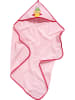 Playshoes Kapuzenbadetuch in Rosa
