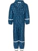 Playshoes Regenoverall in Dunkelblau/ Türkis