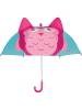 Playshoes Regenschirm in Türkis/ Pink