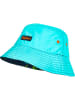 Playshoes Omkeerbare zonnehoed turquoise/blauw