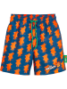 Playshoes Zwemshort blauw/oranje