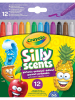Crayola 12er-Set: Wachsmalkreiden "Silly Scents Mini Twistable Crayons" - ab 3 Jahren