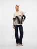 Vero Moda Pullover in Beige/ Schwarz