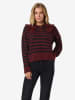 Noisy may Pullover in Rot/ Schwarz