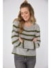 LIEBLINGSSTÜCK Pullover in Grün/ Grau