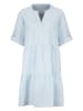 Fresh Made Kleid in Hellblau/ Weiß