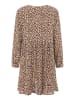 Zwillingsherz Kleid "Wilder Leo" in Beige/ Braun
