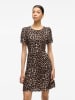 Vila Kleid in Beige/ Braun