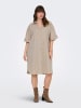 ONLY Carmakoma Jurk "Coco" beige