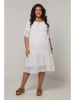 Curvy Lady Kleid in Weiß