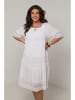 Curvy Lady Kleid in Weiß