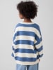 GAP Pullover in Blau/ Creme