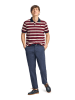 Polo Club Poloshirt bordeaux/crème