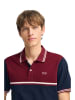 Polo Club Poloshirt in Bordeaux/ Dunkelblau