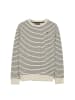 Polo Club Sweatshirt in Creme/ Schwarz