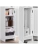 Songmics Badschrank in Weiß - (B)18 x (H)80 x (T)20 cm