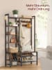 Songmics Standgarderobe in Braun/ Schwarz - (B)120 x (H)190 x (T)40 cm