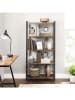 Songmics Bücherregal in Schwarz/ Braun - (B)74 x (H)154,5 x (T)30 cm