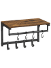 Songmics Wieszak w kolorze brązowo-czarnym - 40 x 24 x 24 cm