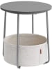 Songmics Beistelltisch in Weiß/ Hellgrau - (H)50 x Ø 45 cm