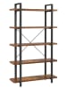 Songmics Standregal in Schwarz/ Braun - (B)105 x (H)177,5 x (T)33,5 cm