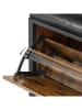 Songmics Schuhschrank in Braun/ Schwarz - (B)80 x (H)51 x (T)30 cm