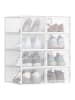 Songmics 8er-Set: Schuhboxen - (B)23,3 x (H)14,3 x (T)33,5 cm