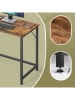 Songmics Schreibtisch in Braun/ Schwarz - (B)100 x (H)76 x (T)50 cm