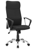 Songmics Bürostuhl in Schwarz - (B)63 x (H)120 x (T)63 cm