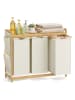 Songmics Wäschekorb in Creme/ Hellbraun - (B)94 x (H)78 x (T)33 cm