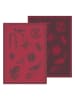 CXL by Christian Lacroix 2-delige set: theedoeken rood