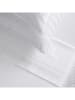 CXL by Christian Lacroix 4-delige set: satijnen bedlakens en kussenslopen wit
